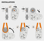 Climbing Technology Pulley for Tree Felling for high Loads 80 kN Grizzly