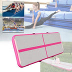 Pink 5m/16ft Inflatable Air Track Tumbling Gymnastic Mat Floor Home Training W/ Pump Fbsport