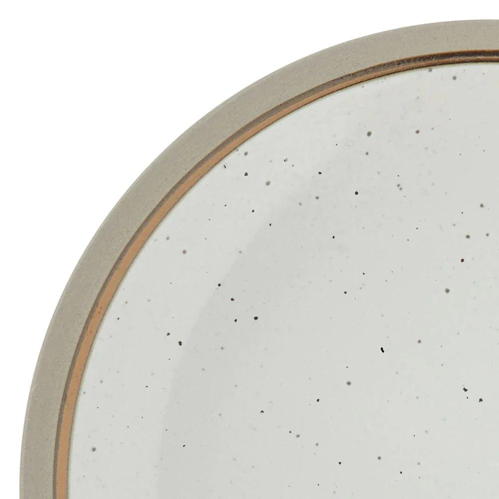 Ezra Taupe 16 Piece Dinnerware Set, Service for 4