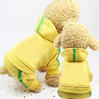NSK Pet Clothing LLP 2 PCS Pet Dog Clothes for Dogs Overalls Pet Jumpsuit Puppy Cat Clothing for Dog Coat Thick Pets Dogs Clothing, Size:S(Blue)