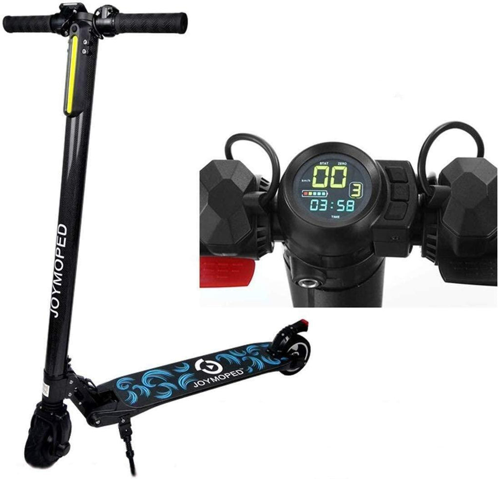 CUISIDIAO Folding Electric Scooters, Electric Bicycles for Adults Light, 350W 36V Waterproof Electric Bicycle, with One-Touch Folding System, (Color : Round, Size : 15KM)