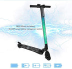 CUISIDIAO Folding Electric Scooters, Electric Bicycles for Adults Light, 350W 36V Waterproof Electric Bicycle, with One-Touch Folding System, (Color : Round, Size : 15KM)