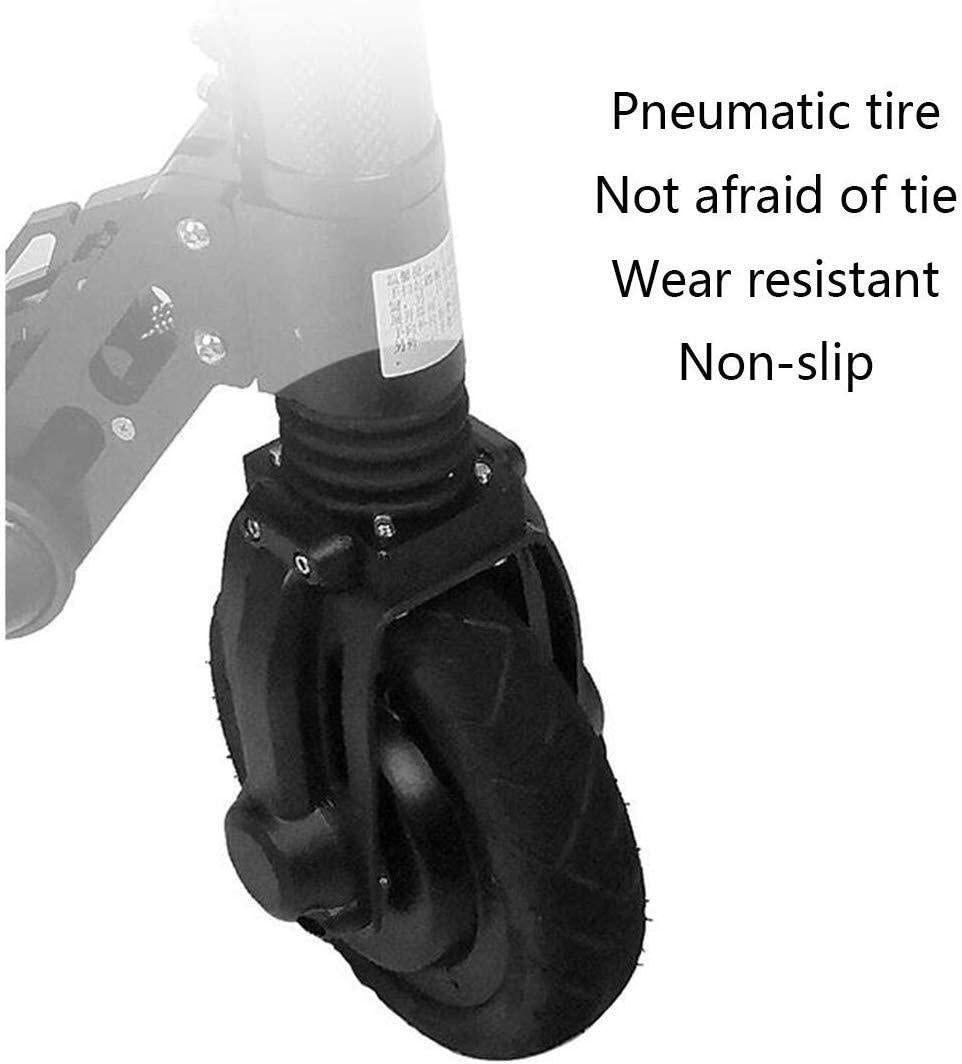 CUISIDIAO Folding Electric Scooters, Electric Bicycles for Adults Light, 350W 36V Waterproof Electric Bicycle, with One-Touch Folding System, (Color : Round, Size : 15KM)