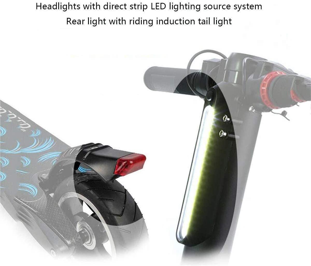 CUISIDIAO Folding Electric Scooters, Electric Bicycles for Adults Light, 350W 36V Waterproof Electric Bicycle, with One-Touch Folding System, (Color : Round, Size : 15KM)