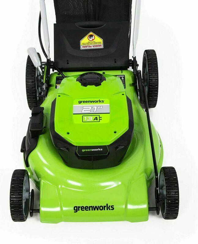 Greenworks 13 Amp 21-Inch Electric Lawn Mower, MO13B00 13