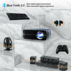 eug smart android projector 1080p home theater proyector bt netflix hdmi usb tv