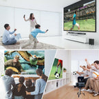 eug android 9.0 smart projector native 1080p proyector home theater bt video tv
