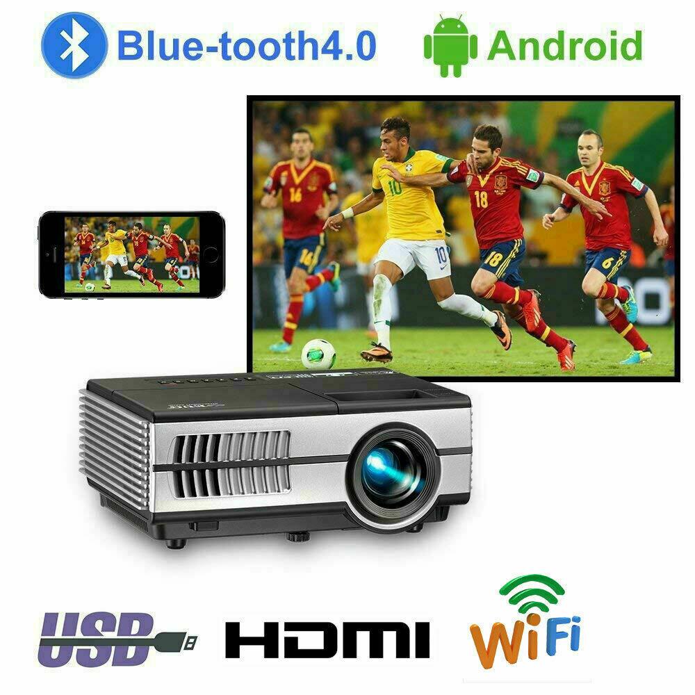 eug smart android projector 1080p home theater proyector bt netflix hdmi usb tv