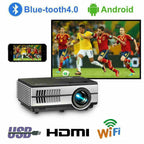 eug smart android projector 1080p home theater proyector bt netflix hdmi usb tv