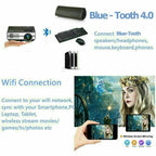 eug smart android projector 1080p home theater proyector bt netflix hdmi usb tv