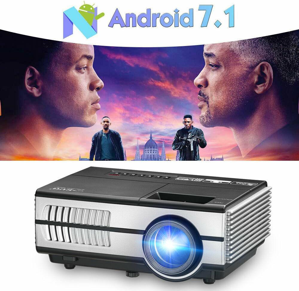eug smart android projector 1080p home theater proyector bt netflix hdmi usb tv