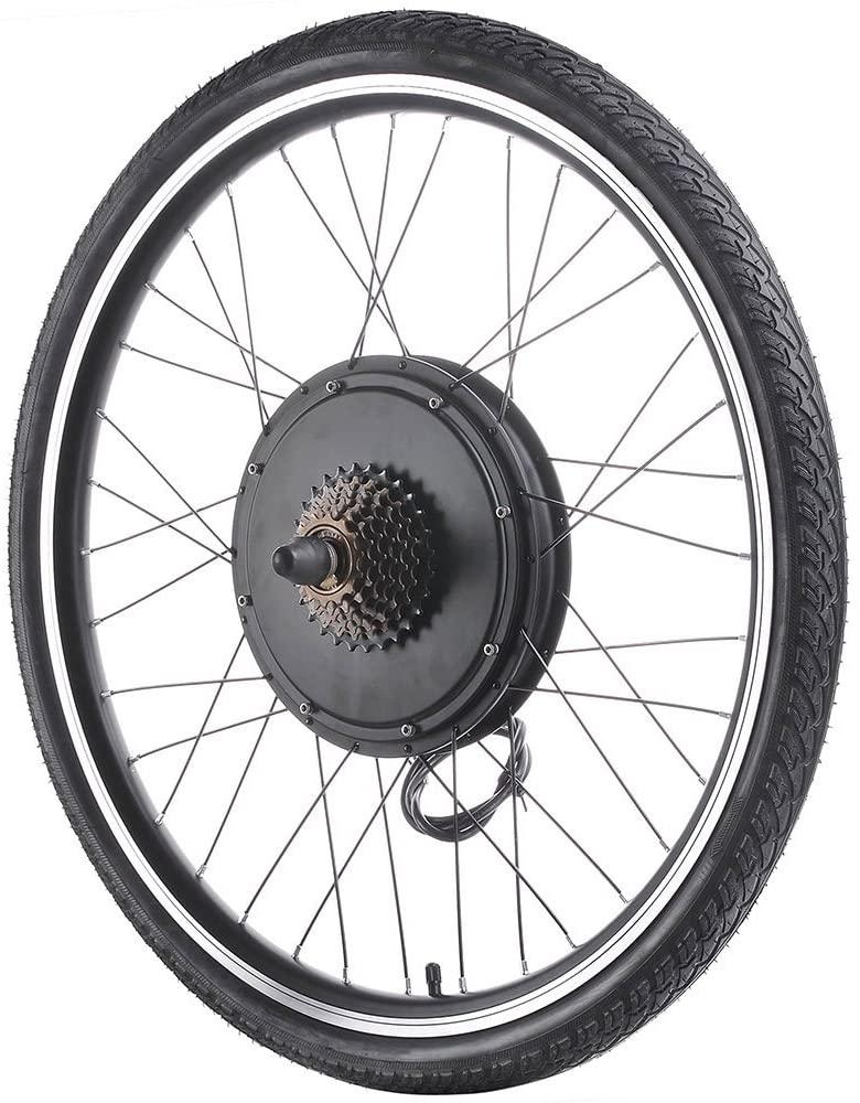 AW 26"x1.75" Rear Wheel 48V 1000W Electric Bicycle Motor Kit E-Bike Cycling Hub Conversion Dual Mode Controller