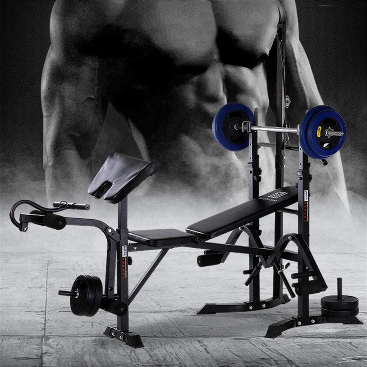 Yohome Multifunctional Weight-lifting Bed Weight-lifting Machine Fitness Equipment