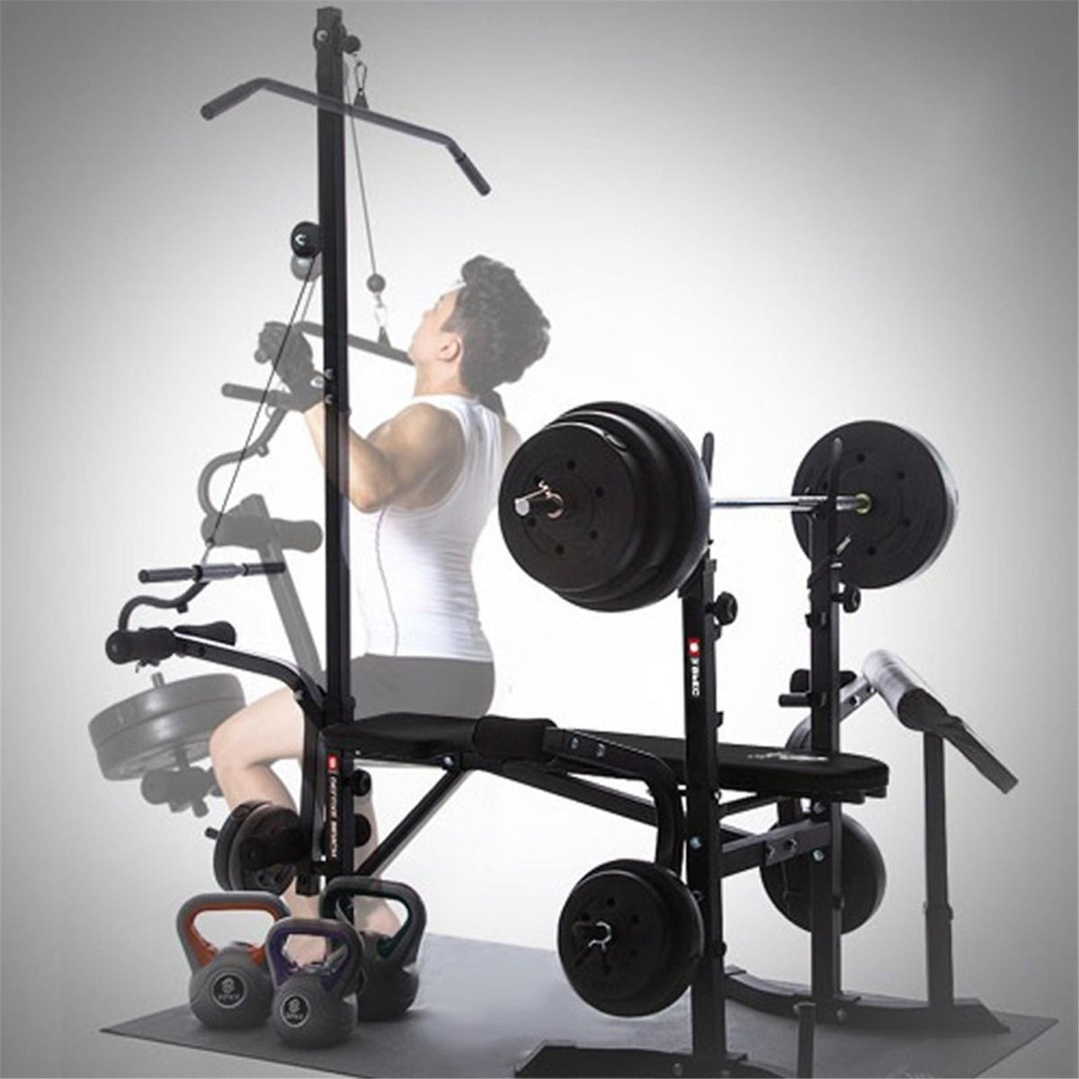 Yohome Multifunctional Weight-lifting Bed Weight-lifting Machine Fitness Equipment