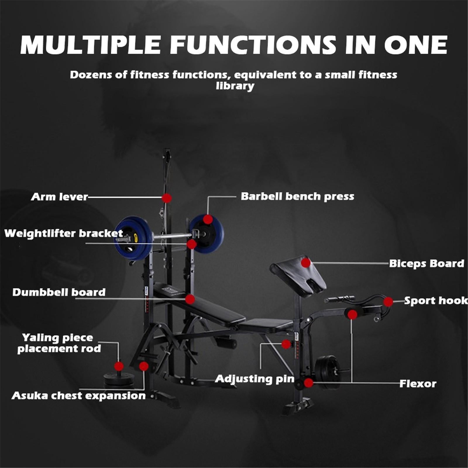 YOHOME PRODUCTS Multifunctional Weight lifting Bed Weight lifting Machine Fitness Equipment