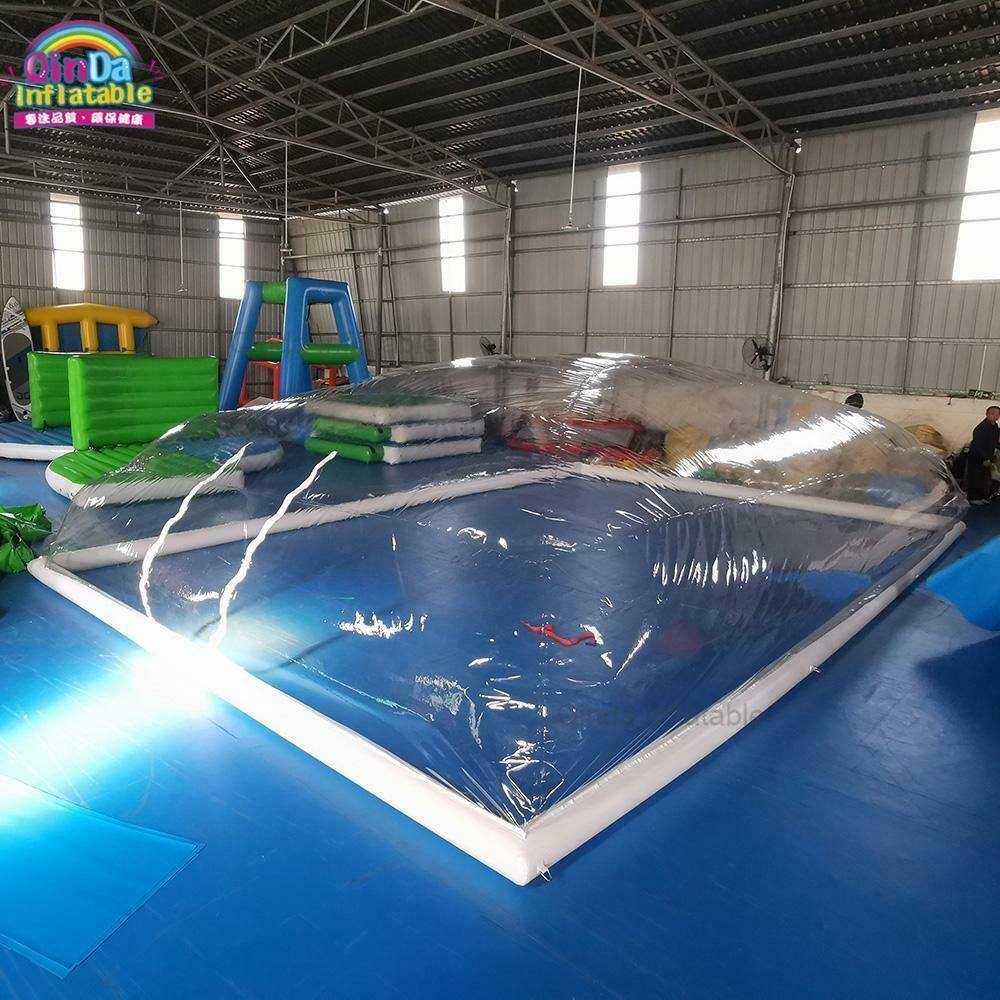 inflatable swimming pool cover dust proof and waterproof pool dome tent oem size