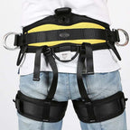 MAHFEI Climbing Harness, Half Body Safe Belts Adjustable Ftection for Fire Rescuing Rock Climbing Rappelling Tree Climbing Roof WorRepairing Zipline Harnesses