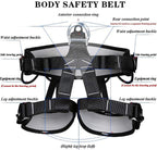 MAHFEI Climbing Harness, Half Body Safe Belts Adjustable Ftection for Fire Rescuing Rock Climbing Rappelling Tree Climbing Roof WorRepairing Zipline Harnesses
