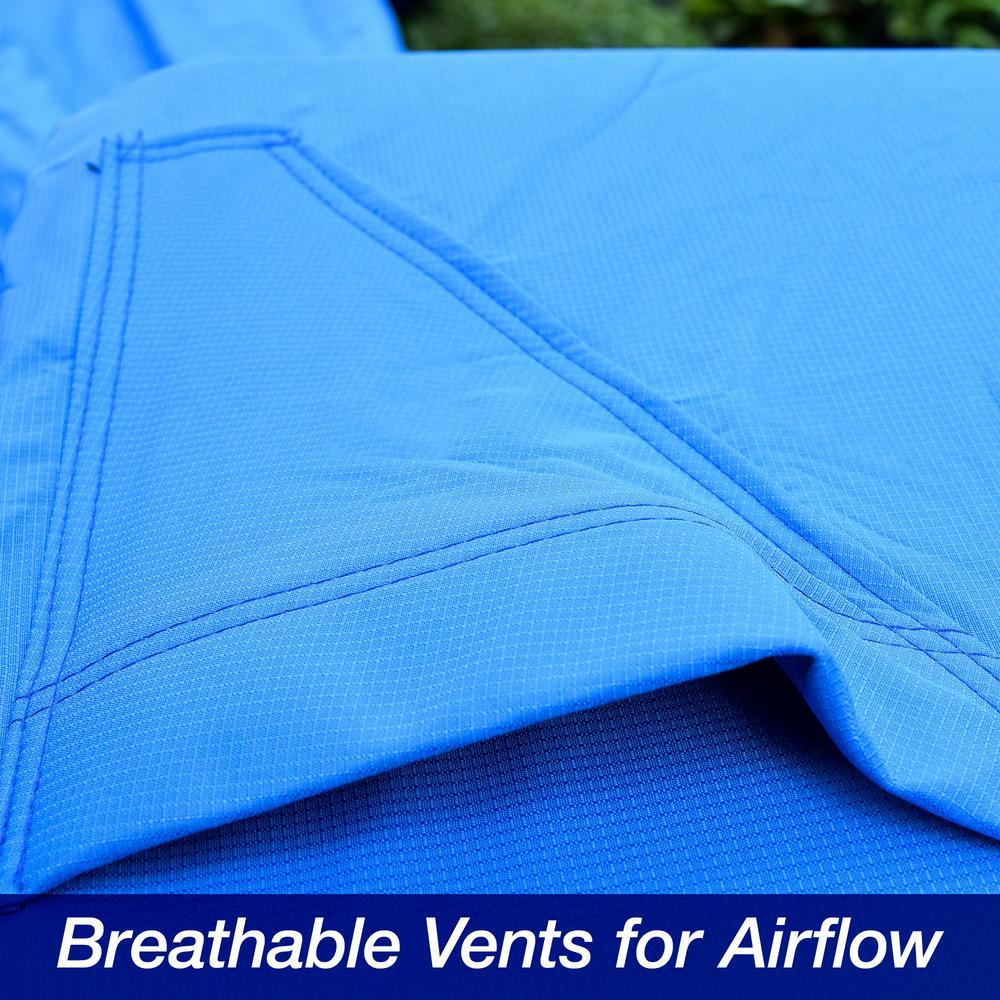 Ripstop 20 ft. to 22 ft. (Beam Width to 106 in.) Blue V-Hull Fishing Boat Cover Size BT-6