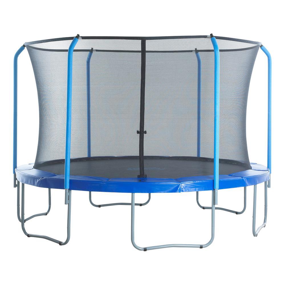 Trampoline Enclosure Set with Top Ring Enclosure System, to fit 11 ft. Round Frames, for 3 or 6 W-Shaped Legs