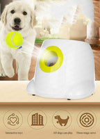 TFENGHUANG Pet Dog Toy Automatic Toss Throw Ball Thrower Tennis Launcher Funny Dog Toy Smart Tennis Transmitter