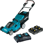 Makita XML11CT1 18V X2 36V Cordless 21 in. Lawn Mower Kit w/ 4 Batteries (5.0Ah)