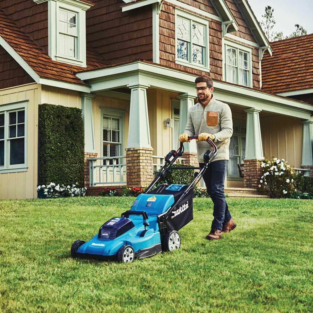 Makita XML11CT1 18V X2 36V Cordless 21 in. Lawn Mower Kit w/ 4 Batteries (5.0Ah)