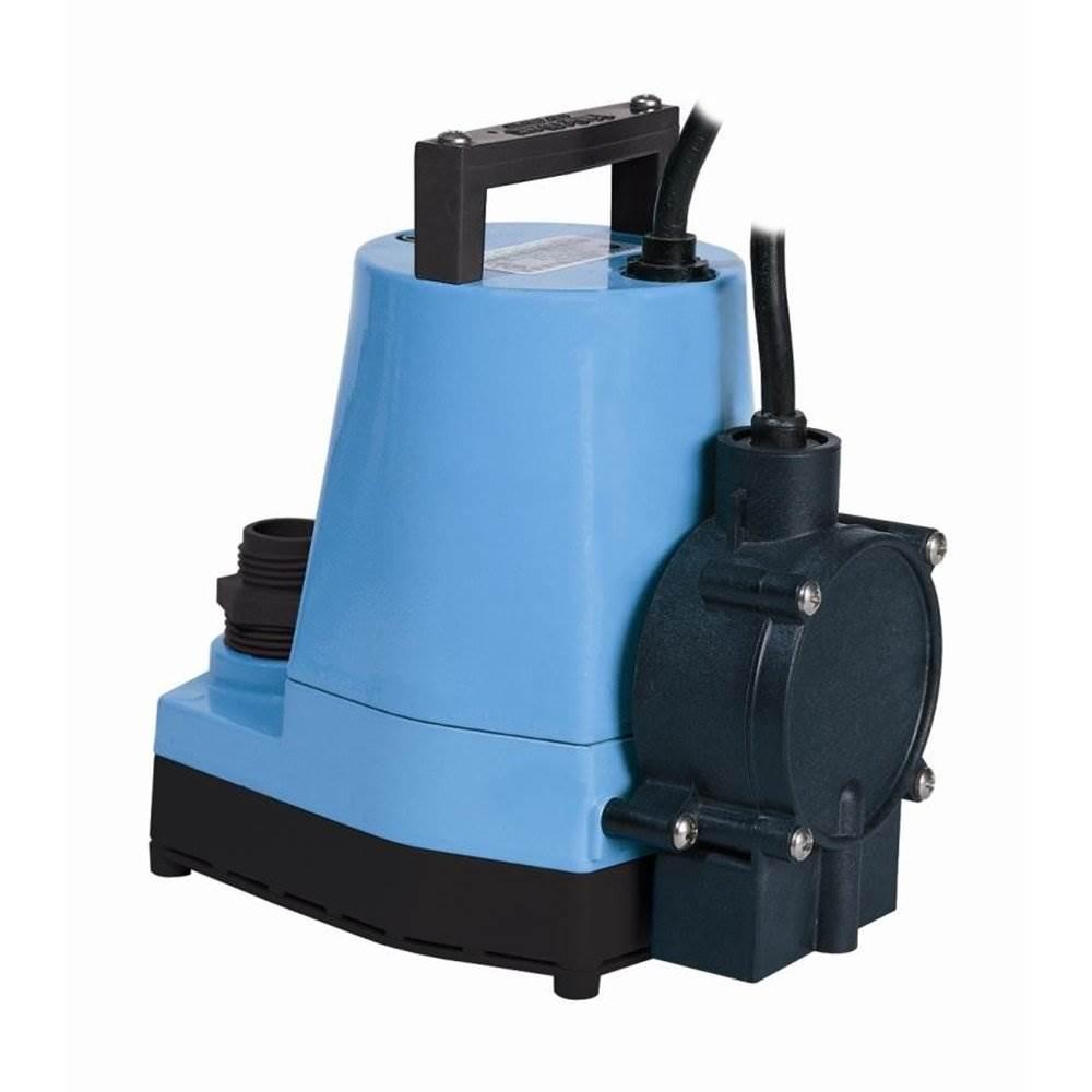 little giant 5 msp 1/6 hp 1200 gph submersible or inline utility pump (5 pack)