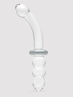 Lovehoney Ribbed G-Spot Sensual Glass Dildo, Clear