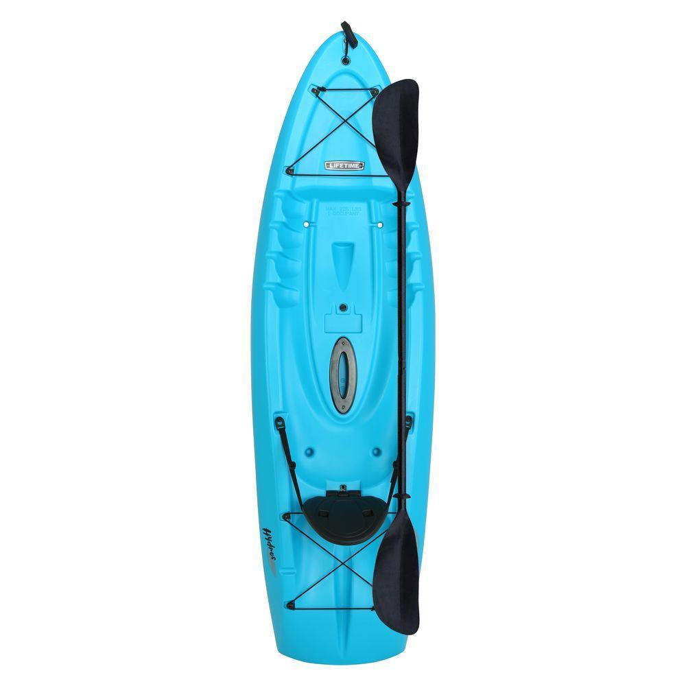 Hydros 101 in. Kayak in Blue with Paddle
