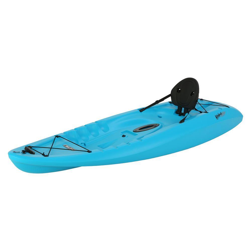 Hydros 101 in. Kayak in Blue with Paddle