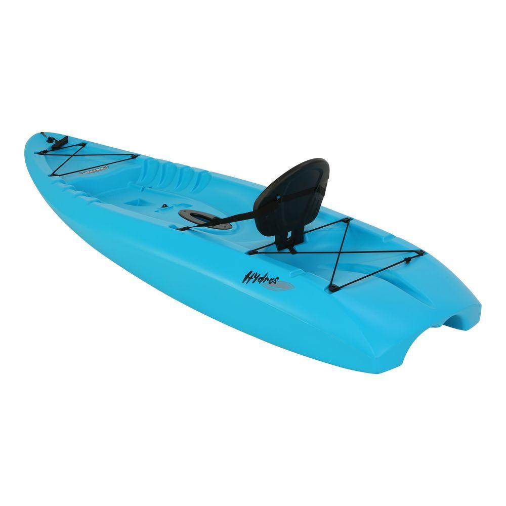 Hydros 101 in. Kayak in Blue with Paddle