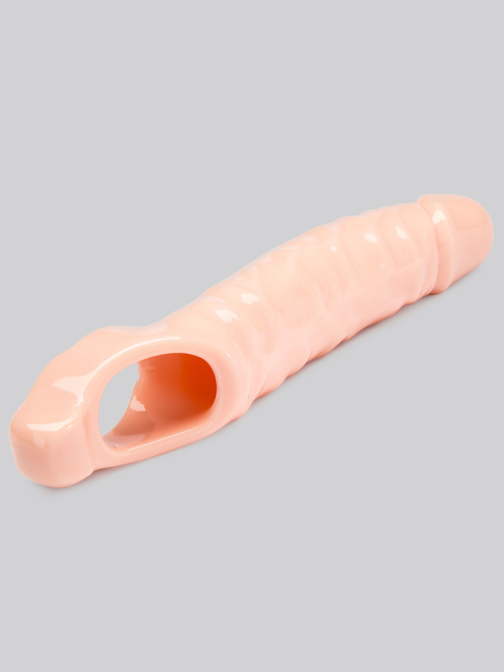 Lovehoney Mega Mighty 3 Extra Inches Penis Extender with Ball Loop, Flesh Pink | Flesh Pink
