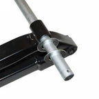 16 in. Rubber Wheels Steel Game Cart for Game Up to 350 lbs.