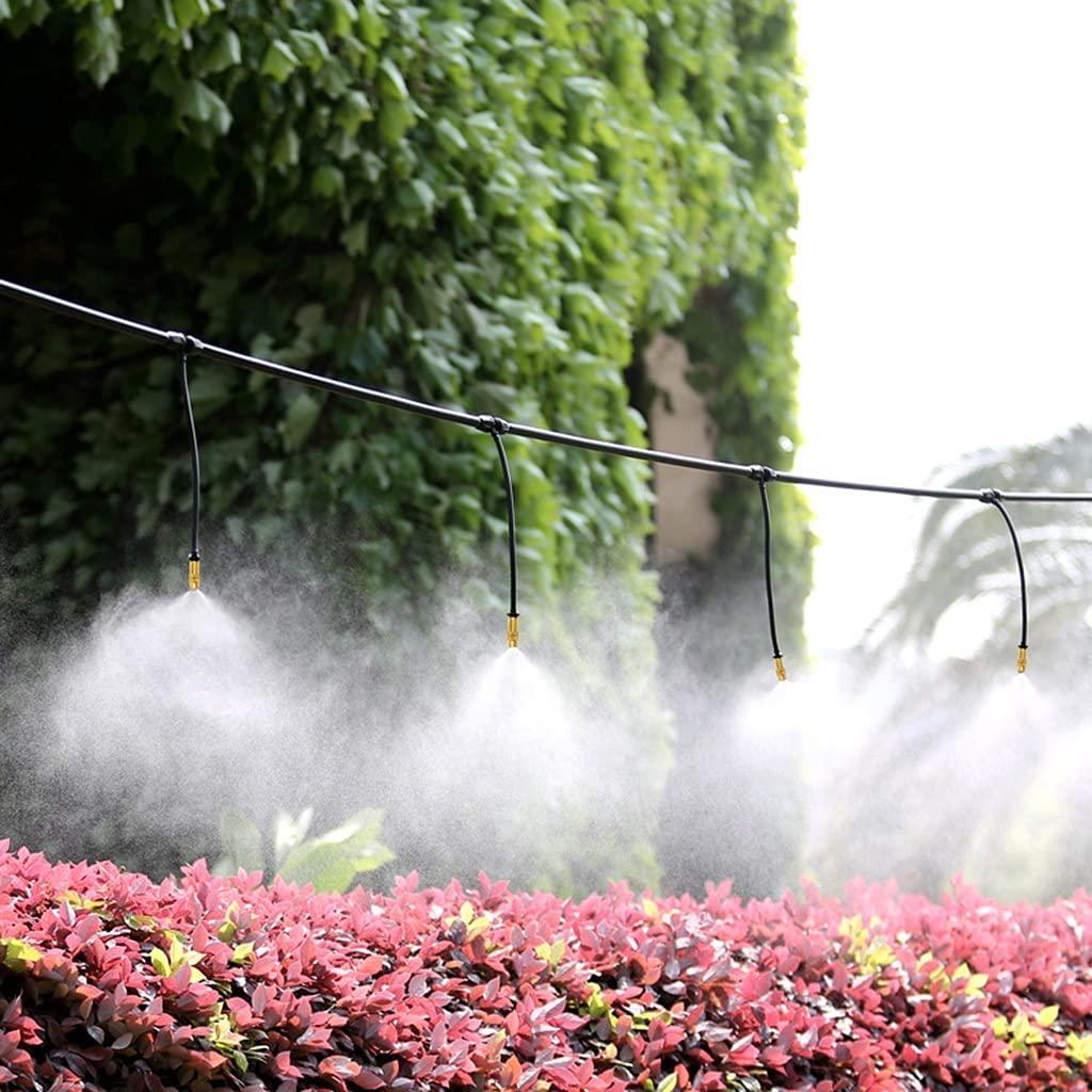 BBGS Drip Irrigation Kit, Garden Irrigation System, Misting Nozzles Drip Automatic Cooling System for Greenhouse, Lawn, Garden, Patio (Color : Style 7-30m)