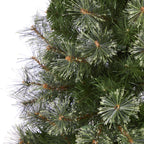 Nearly Natural Green 5' Cashmere Artificial Christmas Tree with 250 Clear Prelit Incandescent Lights