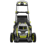 . 20" RY40190 40-Volt Brushless Lithium-Ion Cordless Battery Self Propelled Lawn Mower with 5.0 Ah Battery and Charger Included