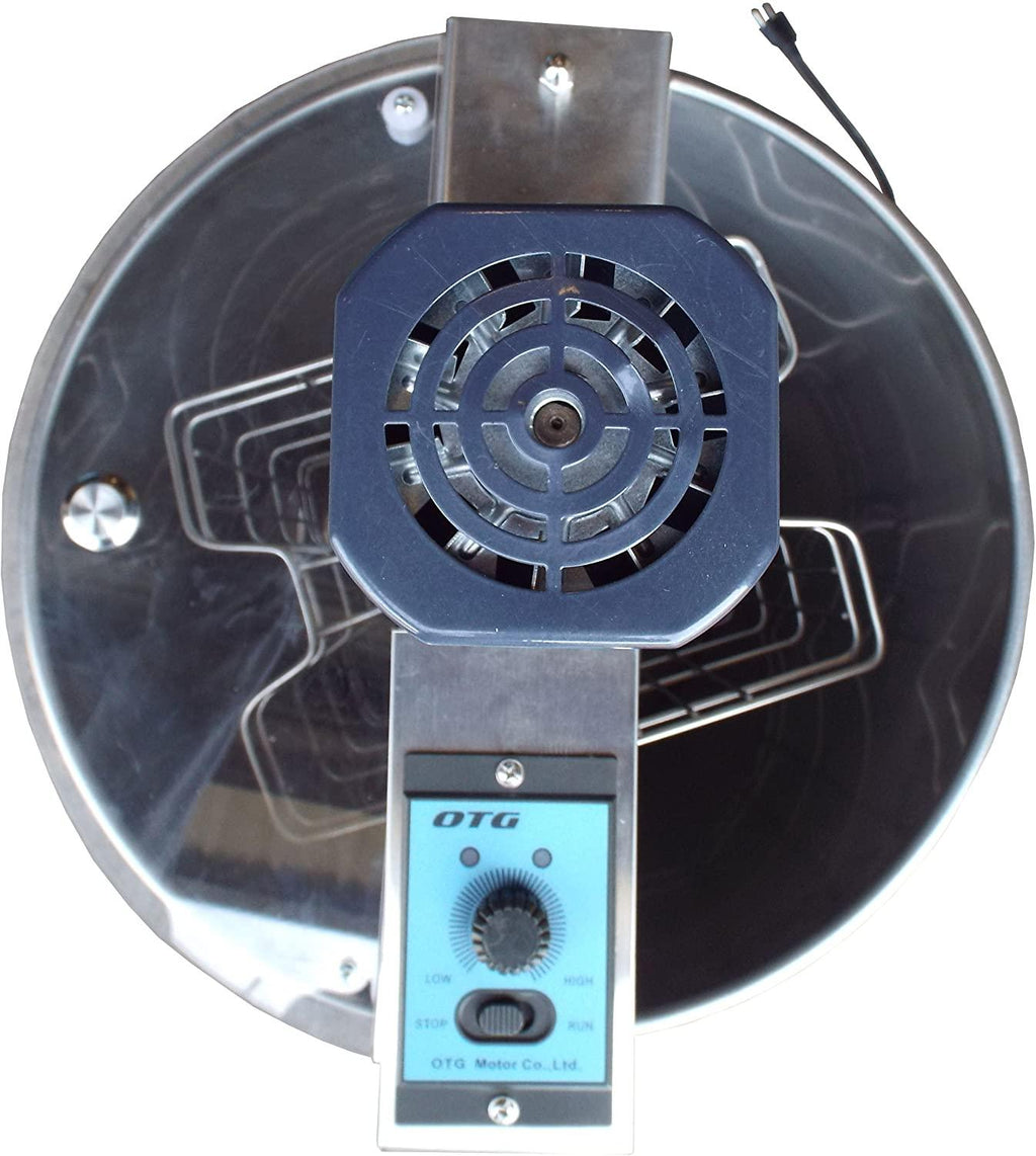 goodland bee supply bee-he2mot he2mot 2 frame beekeeping 304 stainless steel drum honey motorized extractor with stand-electric 110v, average