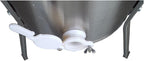 goodland bee supply bee-he2mot he2mot 2 frame beekeeping 304 stainless steel drum honey motorized extractor with stand-electric 110v, average