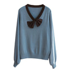 Bow Tie Sweet Velvet Sweatshirt