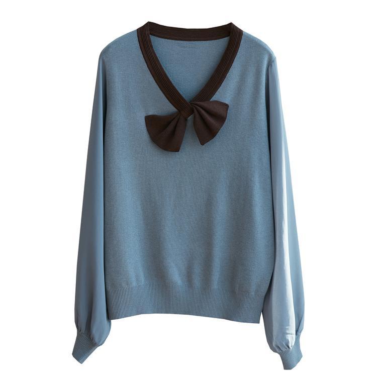 Bow Tie Sweet Velvet Sweatshirt