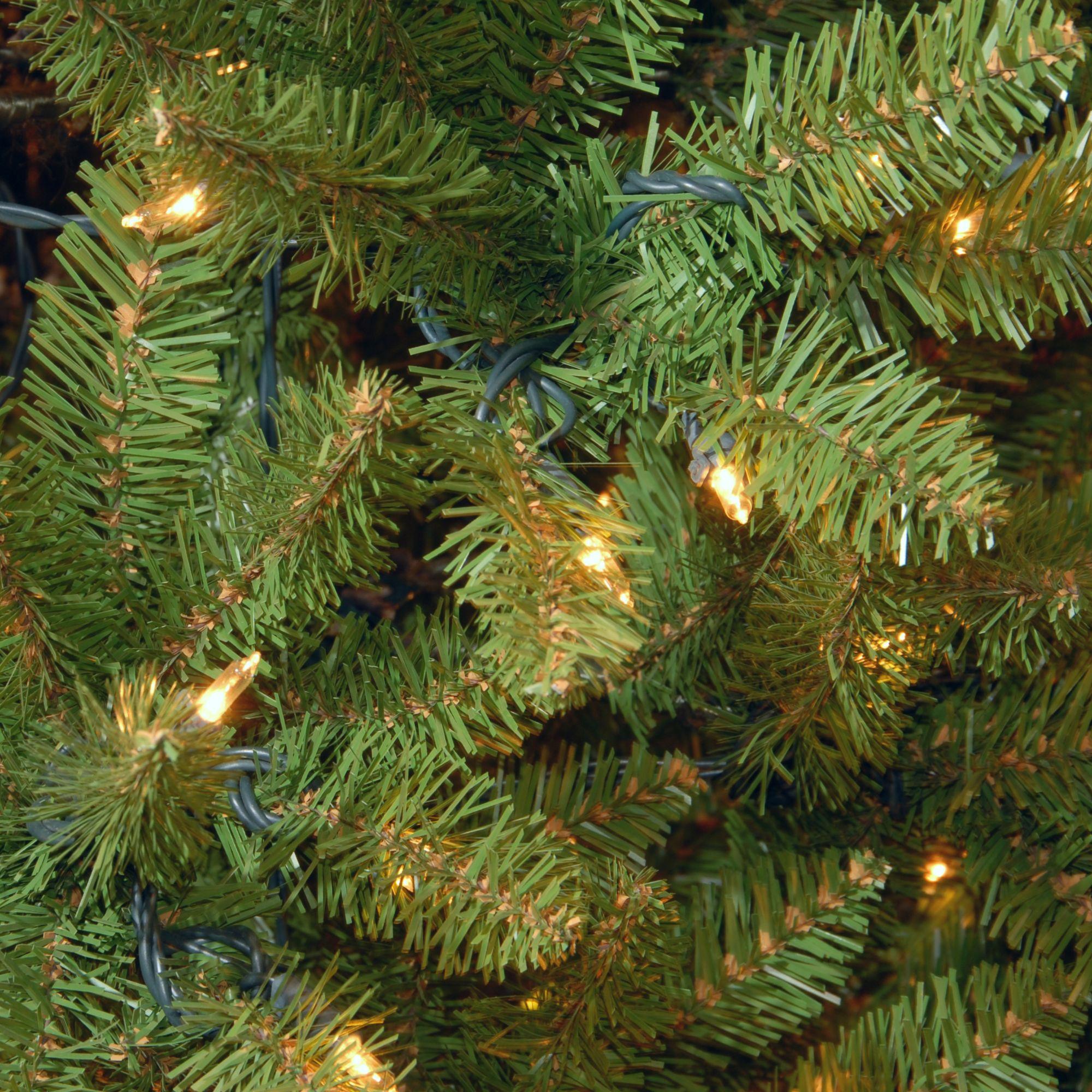 National Tree Company Clear Prelit Incandescent Green Pencil Christmas Tree, 6.5'