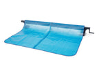 intex heavy duty aluminum base solar above/below ground pool cover reel (2 pack)