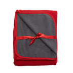 TOP Waterproof Blanket Bonus Pack, Deluxe Bed and Furniture Protector for People and Pets, Leak Proof Moisture Barrier, Soft Fce (Red Gray Reversible, 2-Pack Jumbo+Midsize)