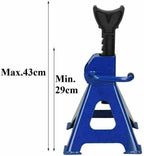 2-3Ton Low Profile Floor Jack Stand Combo Car Truck Lift Shop Hydraulic Trolley