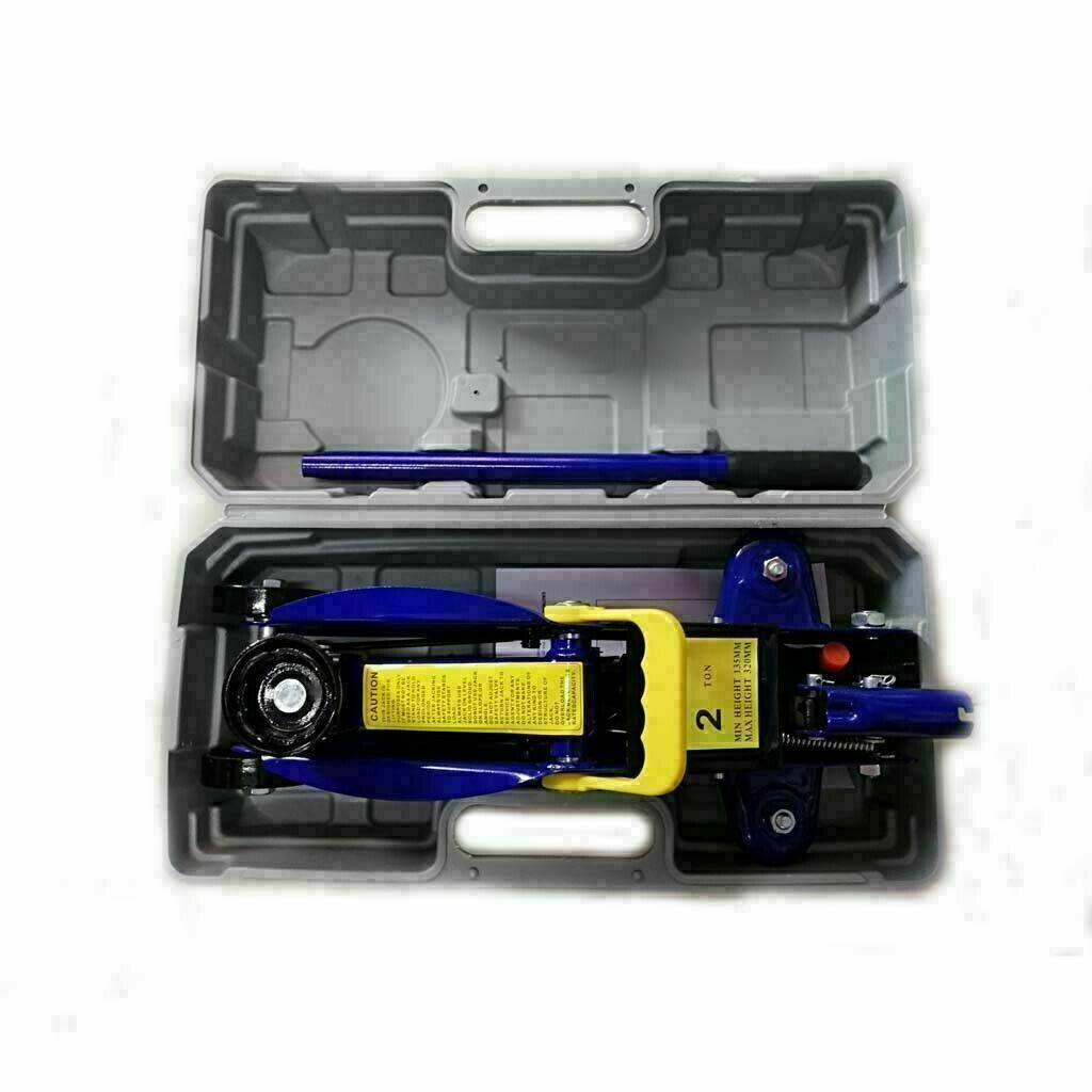 2-3Ton Low Profile Floor Jack Stand Combo Car Truck Lift Shop Hydraulic Trolley