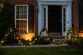 50 ft Long Pre-Lit, Christmas Garland Pathway Lights, 400 5mm Warm White LED Lights - 7 Shepherds Hooks Included
