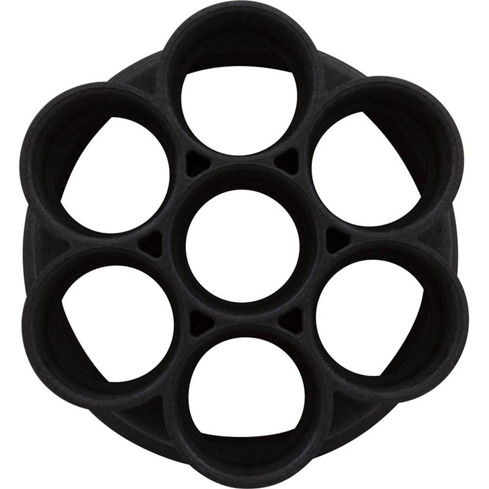 Paramount Pools Base, Paramount Water Valve, 6 Port, 2" Black
