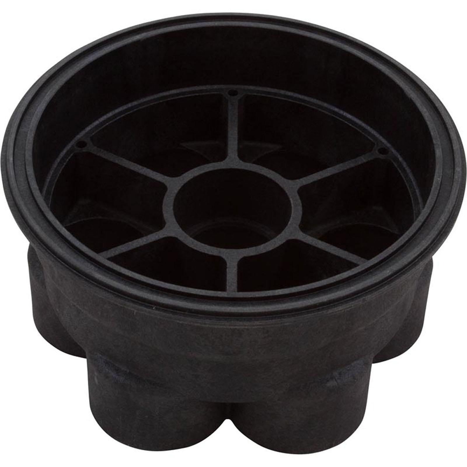 Paramount Pools Base, Paramount Water Valve, 6 Port, 2" Black
