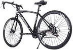[US in Stock] 21 Speed Road Bike 700C Wheels Road Bicycle Dual Disc Brake Bicycles for Men and Women Adult (White)